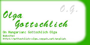 olga gottschlich business card